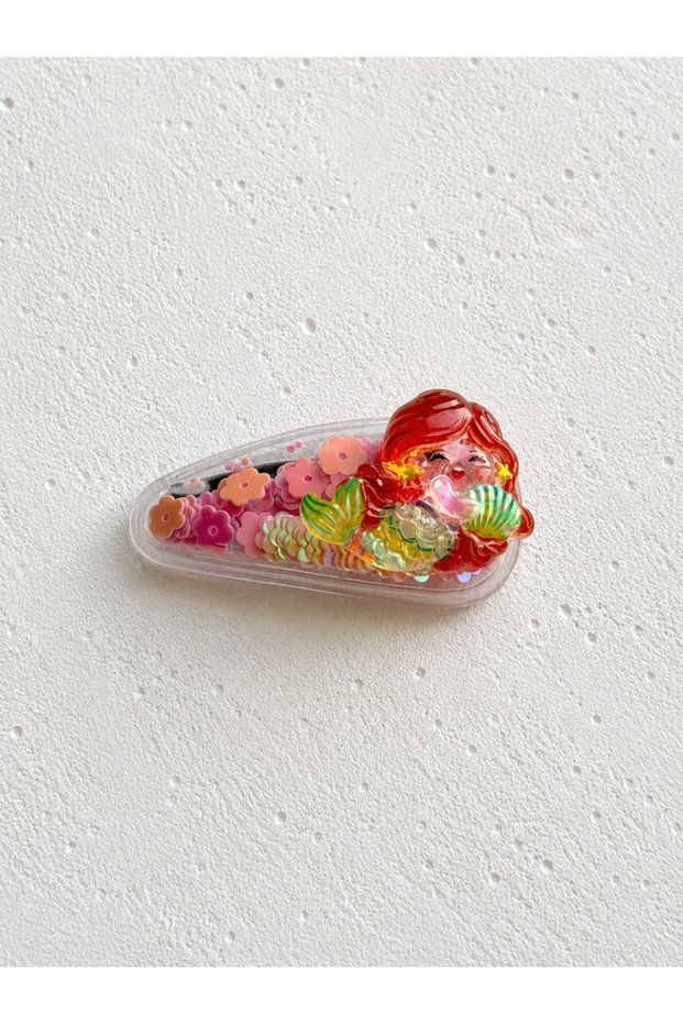 Red Mermaid Sequined Softshell Soft Snap Fastener Baby/Child Buckle