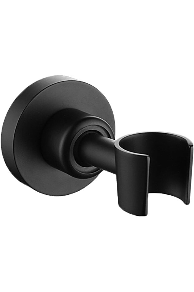 Shower head holder, handheld shower stick holder, adjustable handheld shower head holder, wall-mounted shower stick holder, drilled bracket, black.