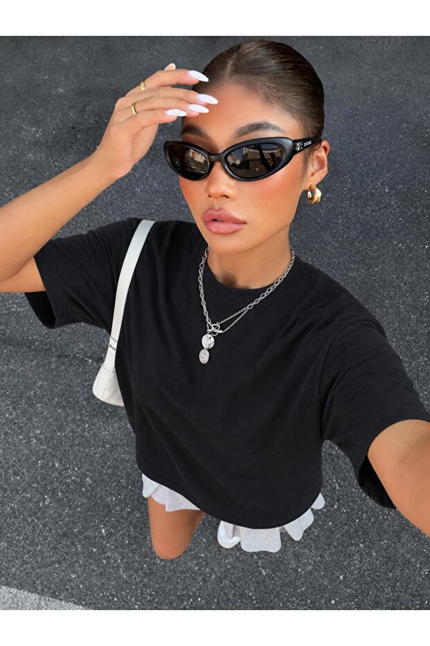 100% Cotton Oversize Fit Crew Neck T-Shirt
