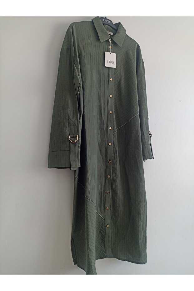 26 Ya 478 Tunic Light Khaki with Side Pockets