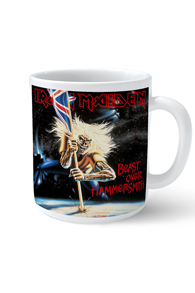 كوب مطبوع عليه Iron Maiden Beast Over Hammersmith Live