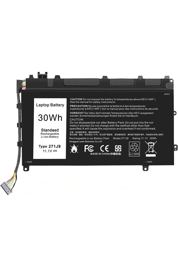 271J9 Replacement Laptop Battery Compatible for Dell Latitude 7350 13 7000 Series GWV47 0GWV47 MN791 YX81V 3WKT0 0MN791 [11.1V 30Wh] 3-Cell