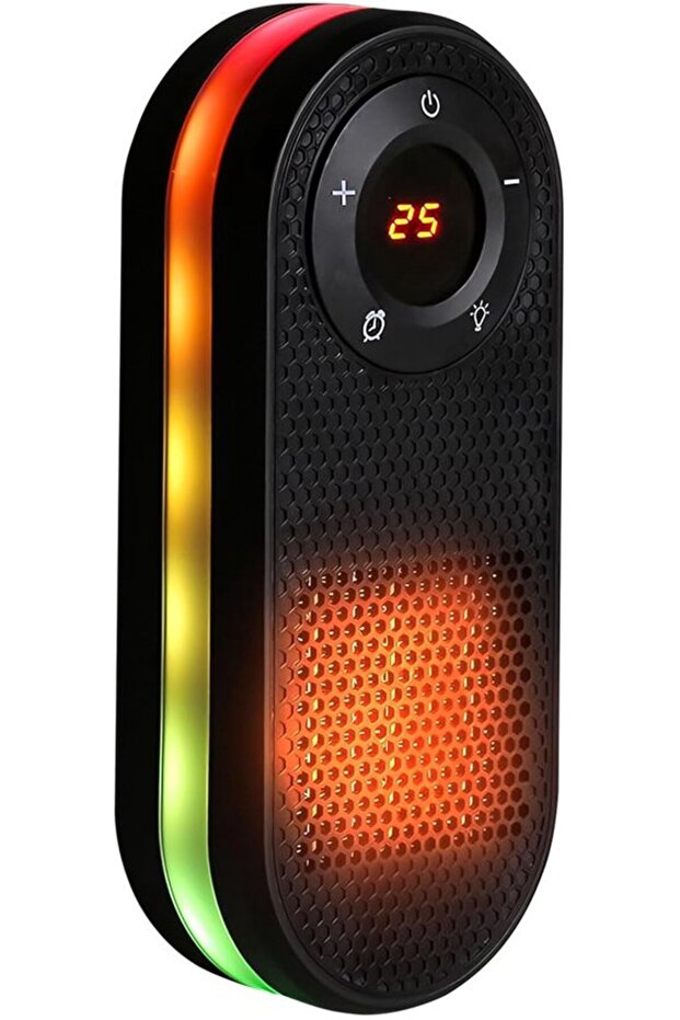 Suitable for PTC Ceramic Heater Wireless 1000W Remote Control Timer Ambient Light 15-32C