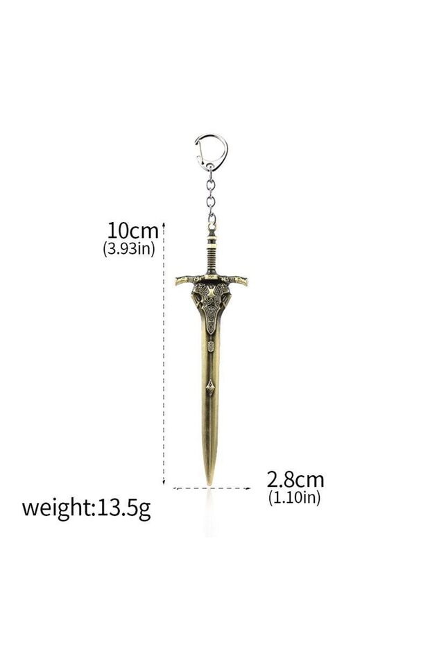 K00411-02 Game Dark Souls Artorias Sword Keychains Sun Knight Shield Ornstein Sword Smough Hammer Ke
