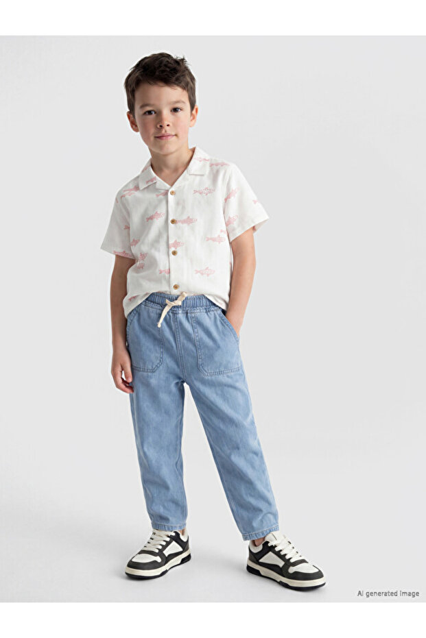 Quality Pieces from Çelebi Store Comfortable Fit Boys' Jean Trousers