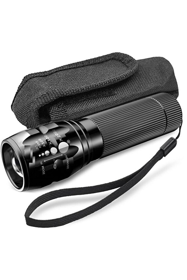 Powerful bicycle zoom flashlight.