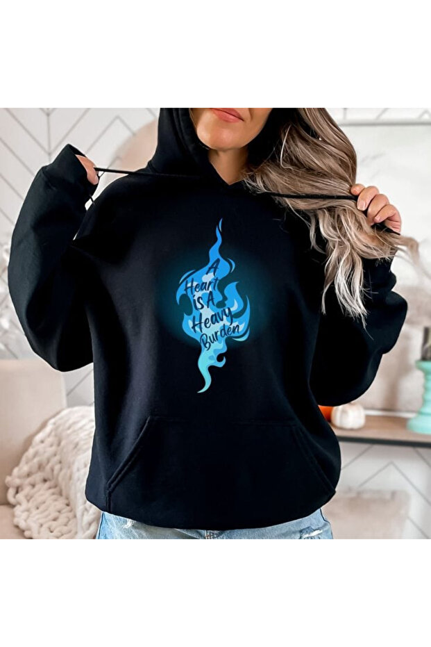 Unisex Printed Hooded Sweatshirt