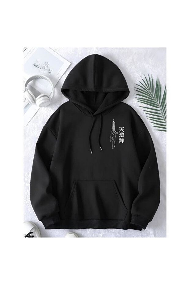 Unisex Printed Hooded Sweatshirt