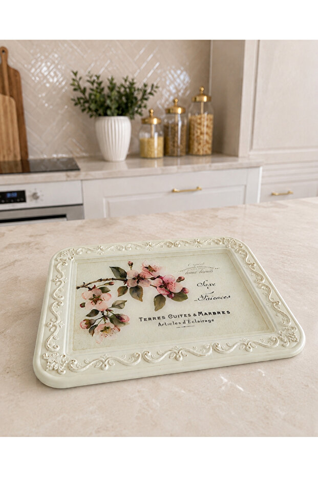 Presentation Tray Epoxy Surface 28Cm*21Cm Kitchen Decoration