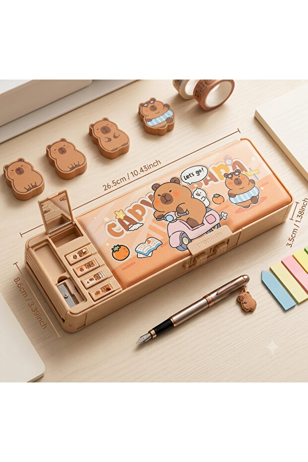Password-Protected Pencil Case Multi-Functional Pen Holder Sanrio Kuromi