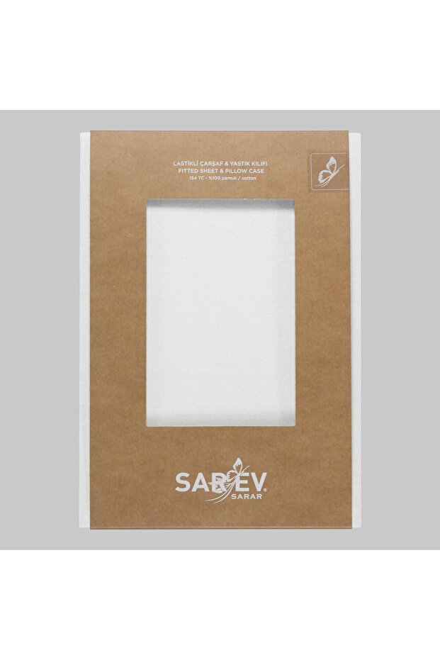 New Slow City 160X200 Fitted Sheet White Sheet Set