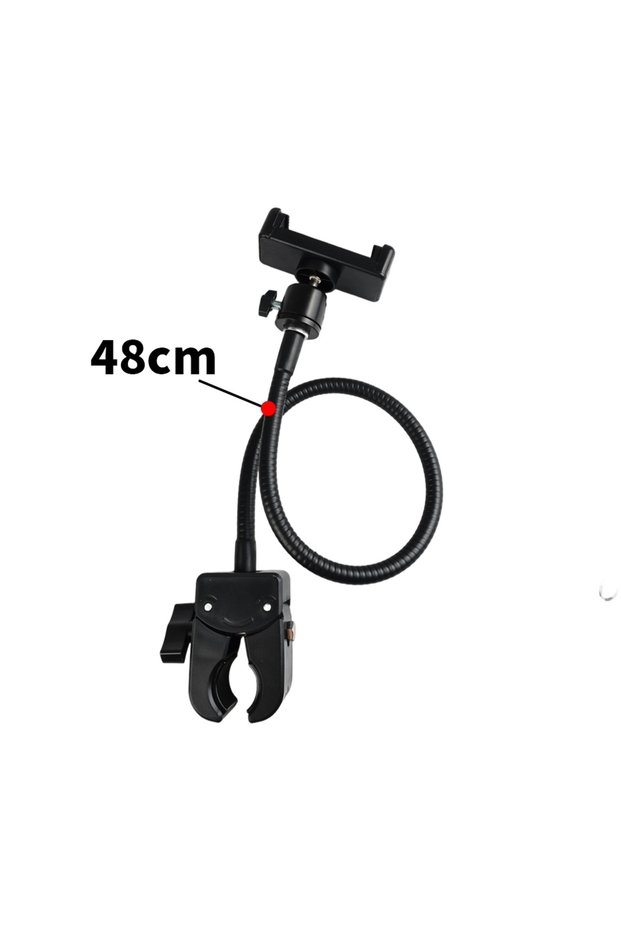 2 Mobile Phone Clip Holder Universal Hose Outdoor Live Broadcast Fixed Base Clamp Fishing 360 Sports