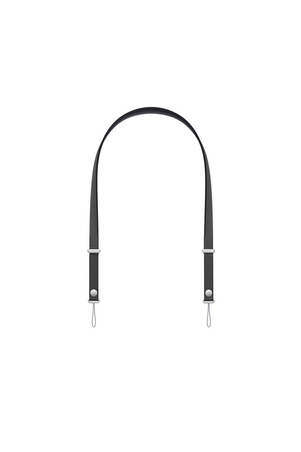 Polyester / Nylon Black Adjustable Magnetic Phone Short Wrist Strap + Connector Durable Woven Rope F