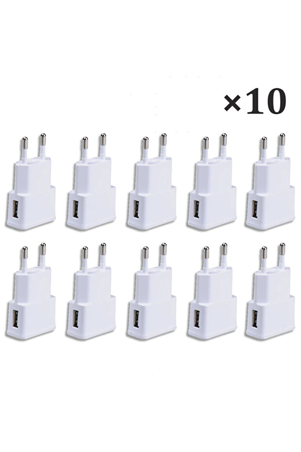 10Pcs White Charger 10Pcs/lot Travel Wall Charger 5V 2A Universal Phone Adapter For Samsung A10 A31