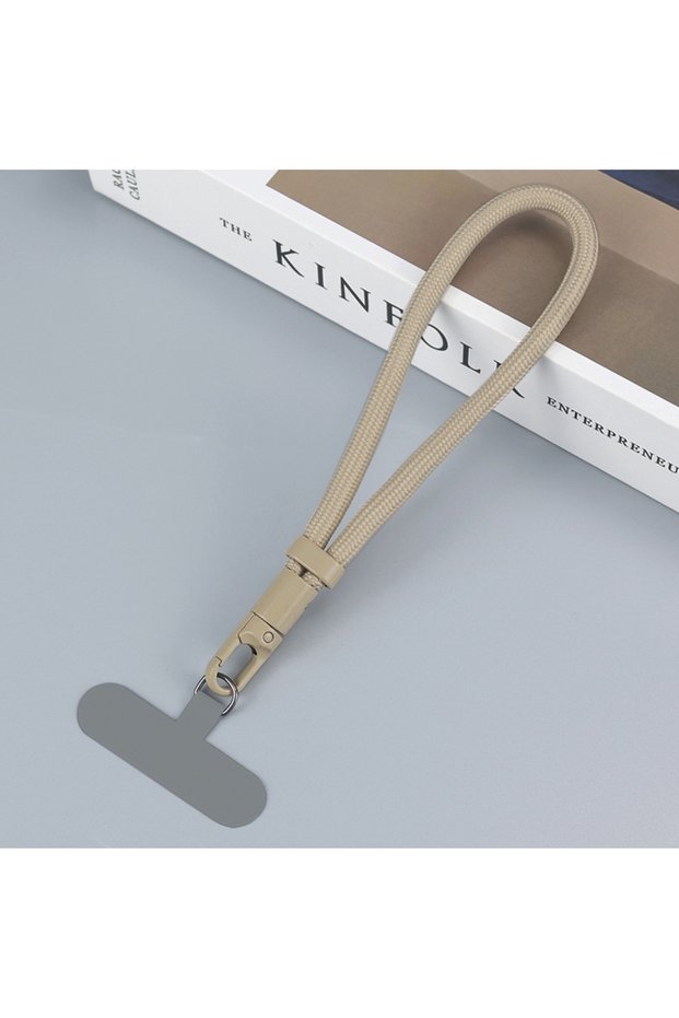 Flesh Universal Mobile Phone Anti-loss Wrist Strap Adjustable 360° Rotation Phone Self-locking Lanya