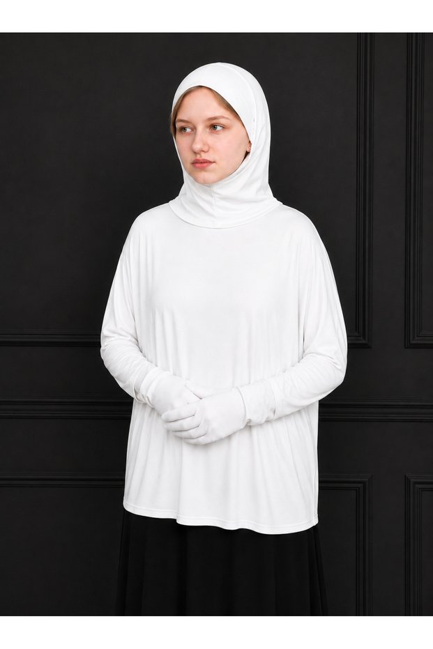 Hijab for Girls, Simple Modest Islamic Headscarf, Full-Coverage Hijab Head Cover for Everyday Modest Wear