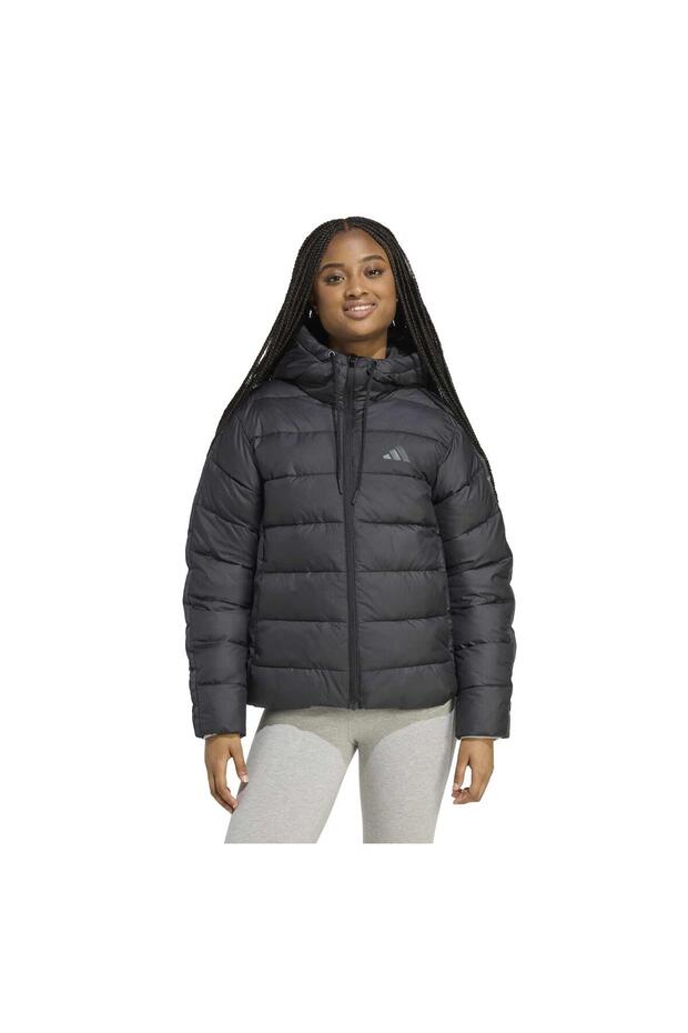 Jx7814-K W Ess 3S Sd Hd Women's Coat Black
