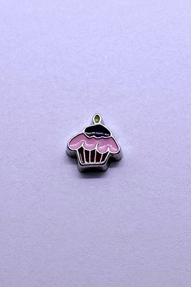 Pembe Cup Kek Mini Charm