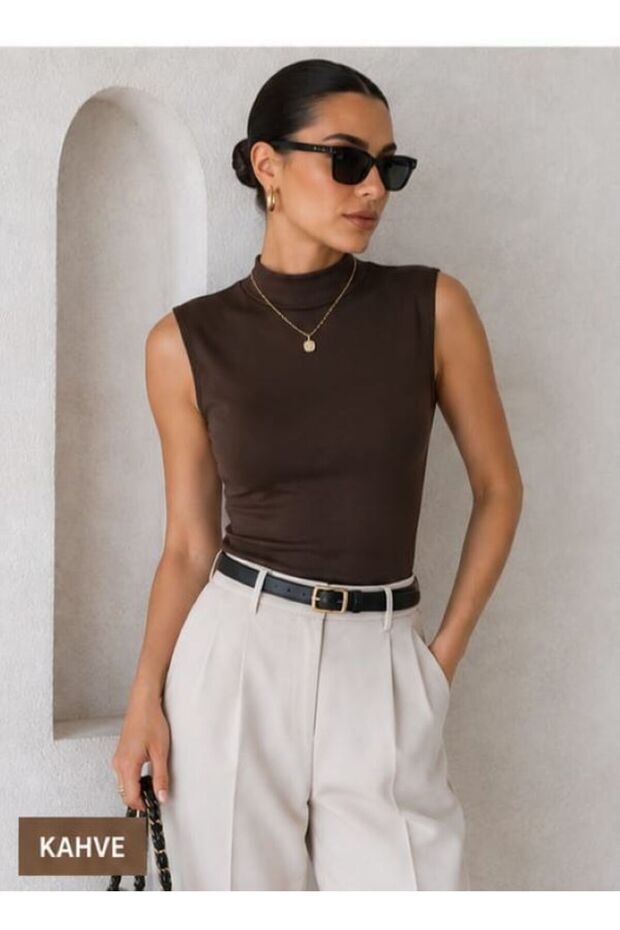 Turtleneck bodysuit