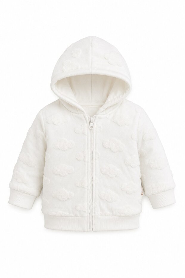Baby Puffy Cloudy Theme Hooded Baby Jacket 30027