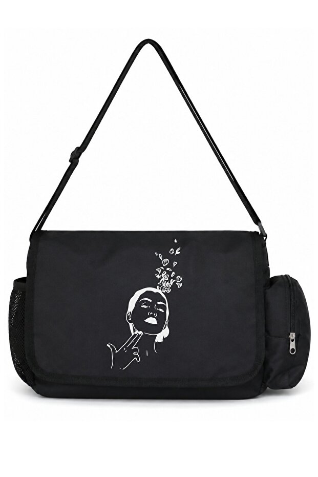 Vincent Van Gogh Design Printed Unisex School, Sports, Office Multi-Purpose Messenger Bag