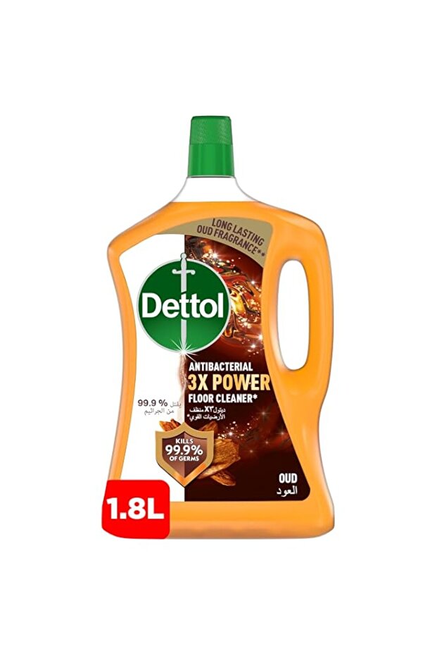 Dettol Antibacterial Power Floor Cleaner Oud Scent, 1.8L