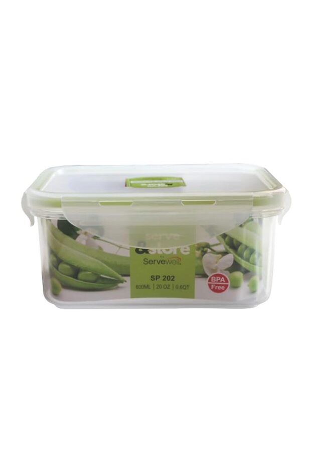 SERVEWELL S&S RECT CONTAINER 600 ML (SP 202)