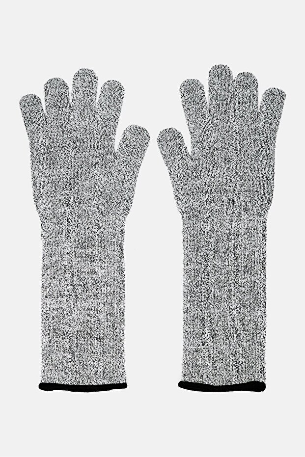 Men 1 Pair Cut-Resistant Gardening Gloves, Grey