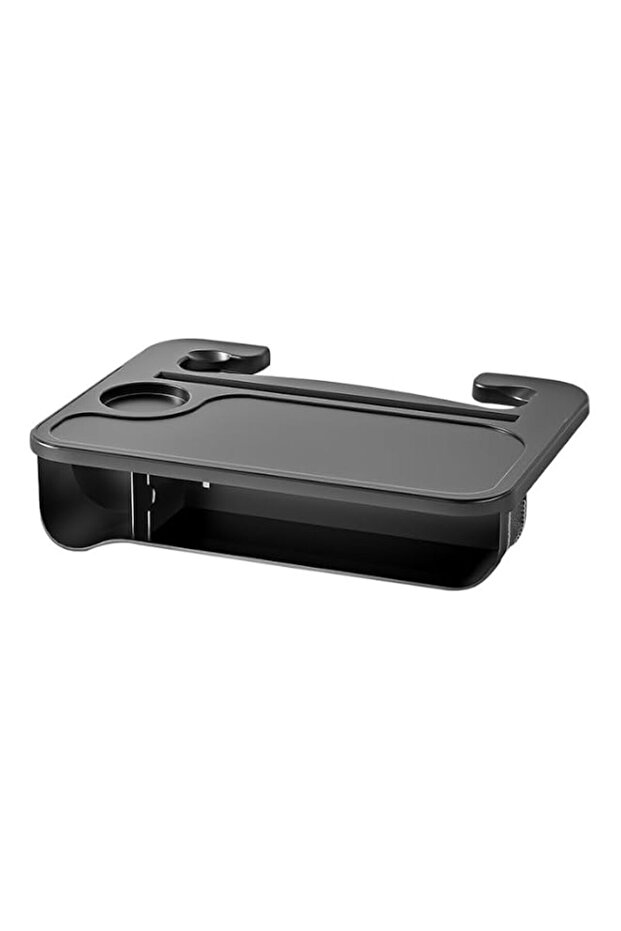 Car Steering Wheel Tray Table with Storage Box 2-in-1 Portable