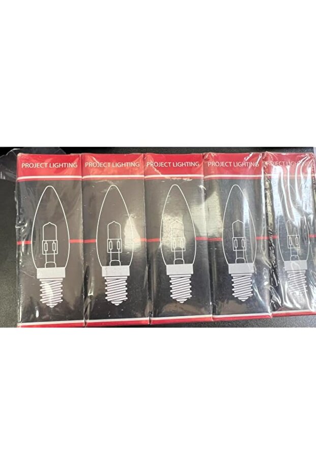 Candle clear E14 240v 42w Halogen (pack of 10)