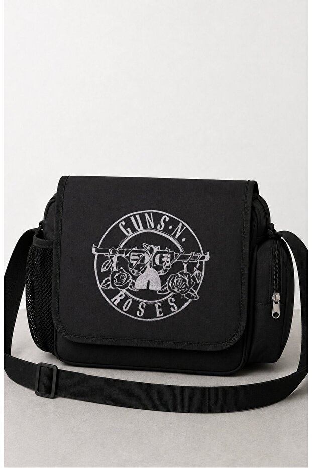 Unisex Rock Band Guns N Roses Printed Messenger Bag