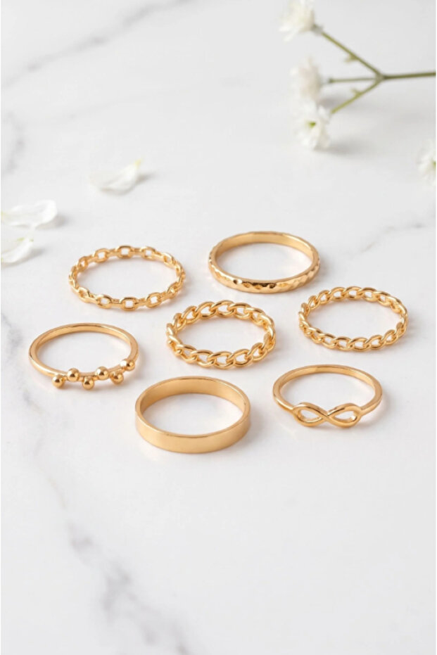 Set of 7 Rings