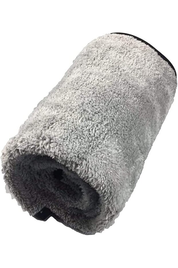 قماشة تنظيف من إيست إليجانت من المايكروفايبر، أسود، 40 × 100 سم، قطعة واحدة، فائقة الامتصاص وسريعة ا