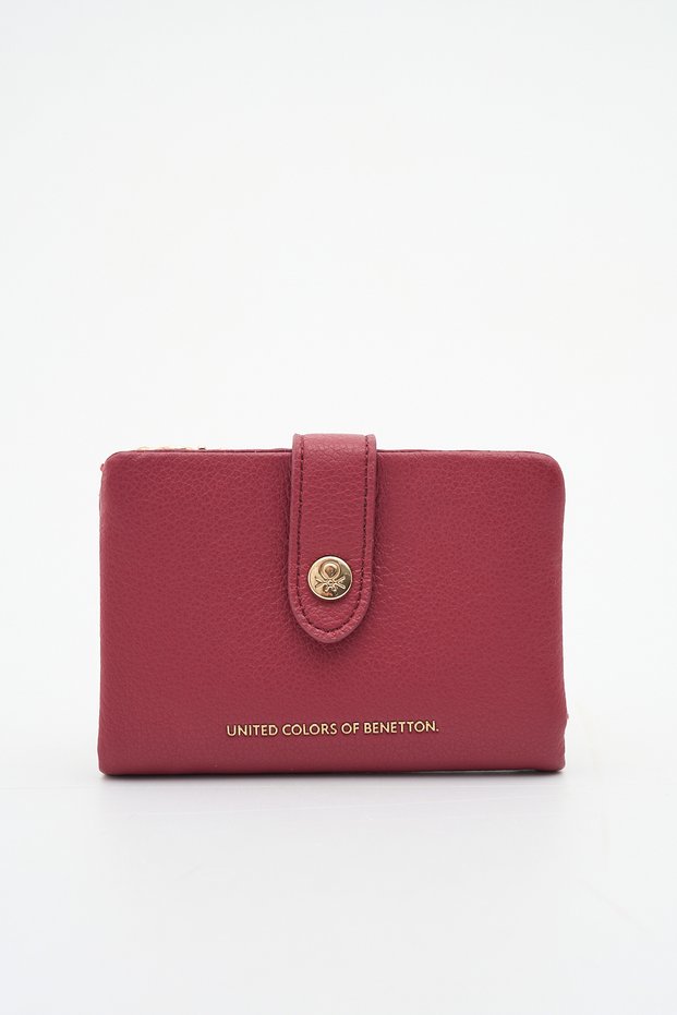Benetton Women's Wallet Burgundy Bnt1866