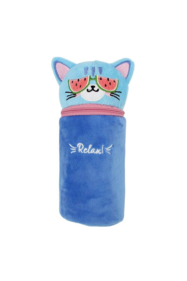 Cem Pc-4901 Plush Relax Colorful 21X8 cm Pen Bag - Single