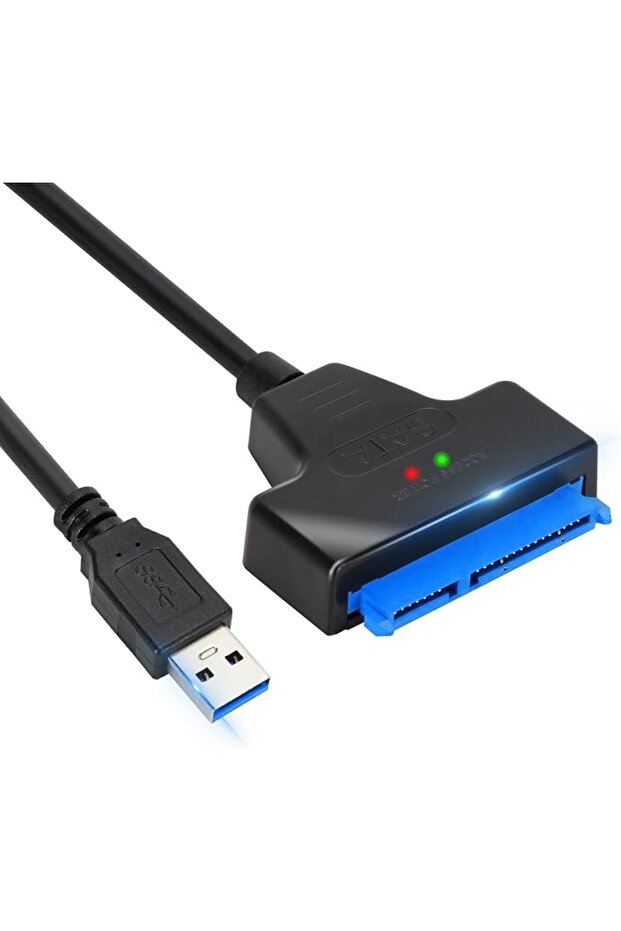 كيبل محول ساتا الى USB SSD 2.5 انش واتش دي دي، محول قرص صلب USB 3.0 الى ساتا 3 من في كوم، دعم UASP س