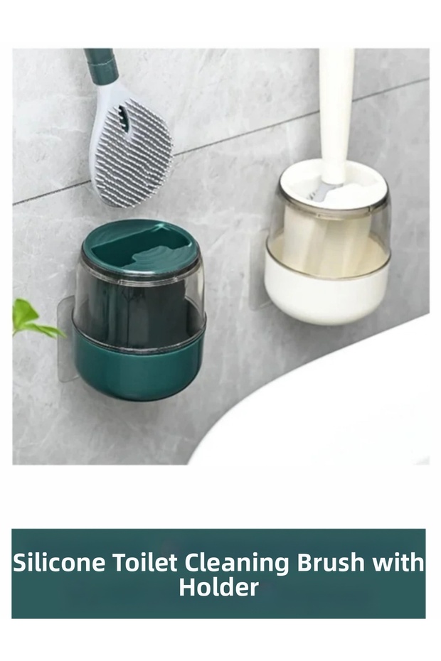 # Cleaningbrushandbroom Special Production Modern Wall Detergent Container Silicone Toilet Cleaning Brush