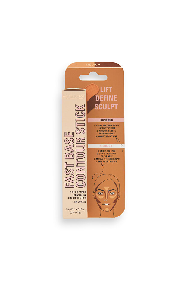 Makeup Double Ended Contour Stick Medium - 4