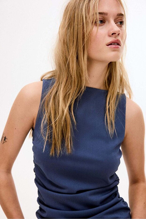 Ruched jersey top