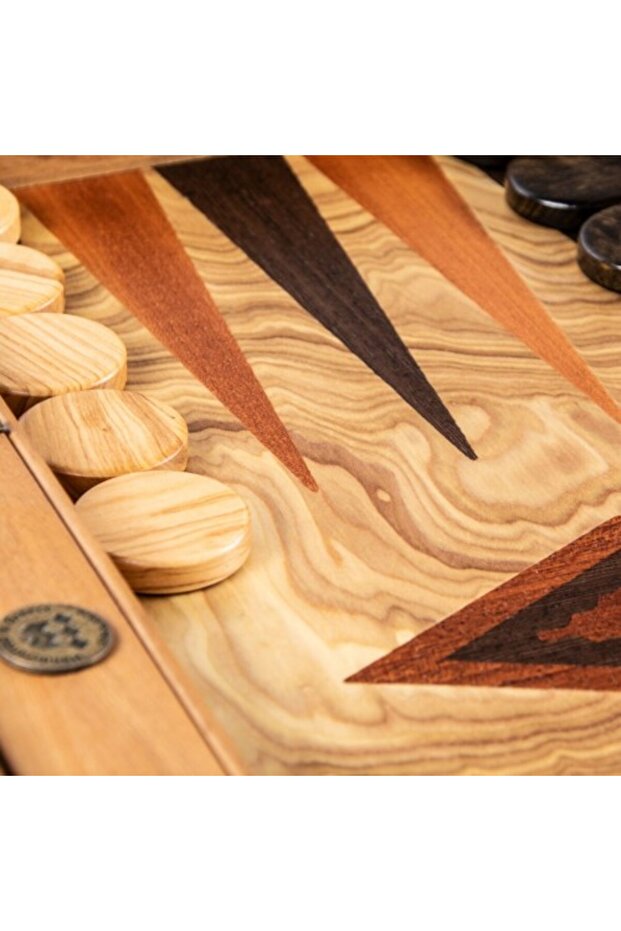 Premium Olive backgammon - 2
