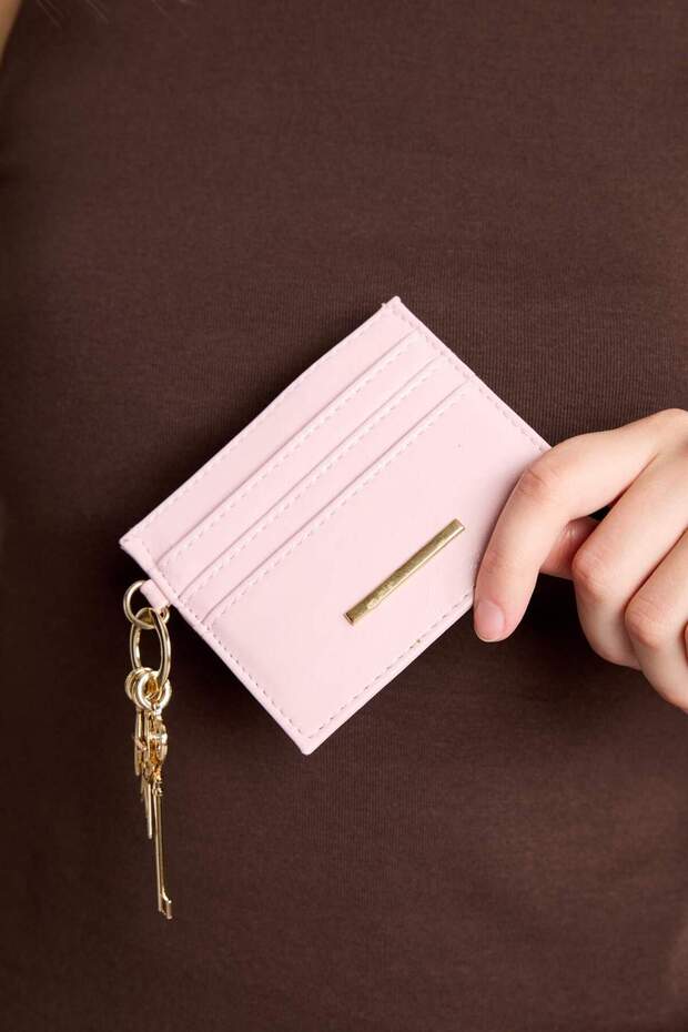 Women's Faux Leather Card Holder H6812Axns