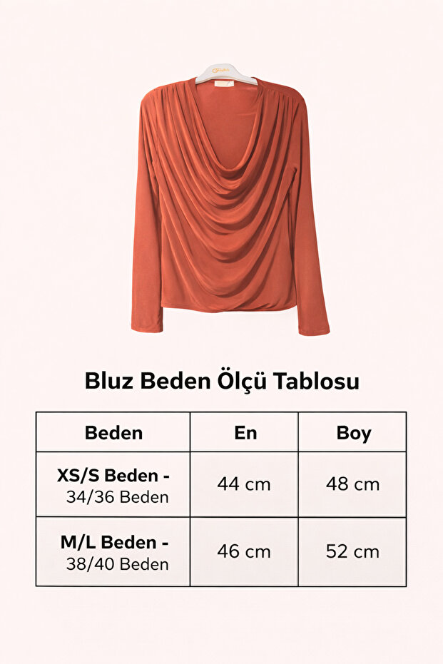 Sandy Blouse with Flared Collar - 3