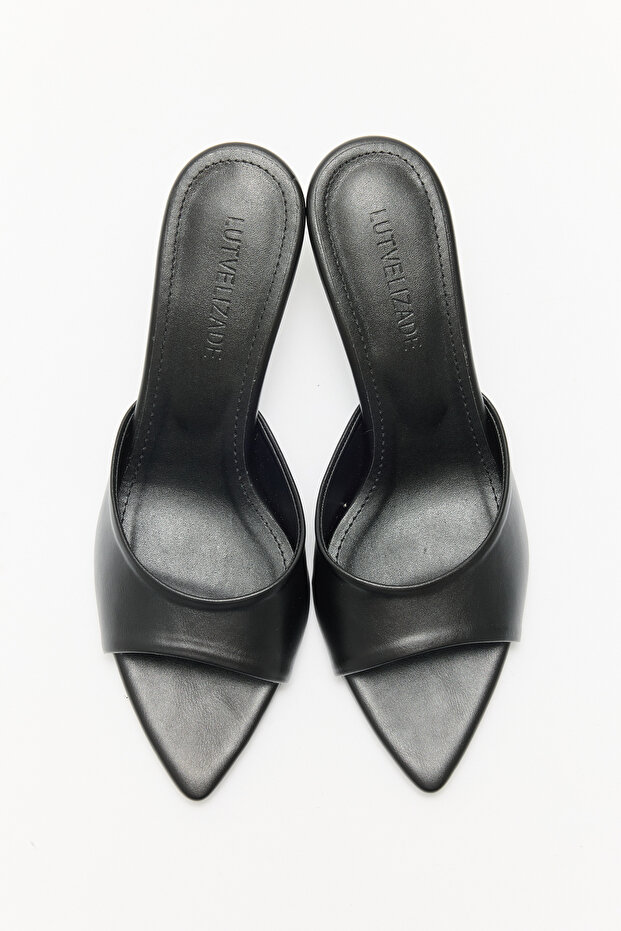 Heels 2525 - Pointed Toe Black Women's Heels