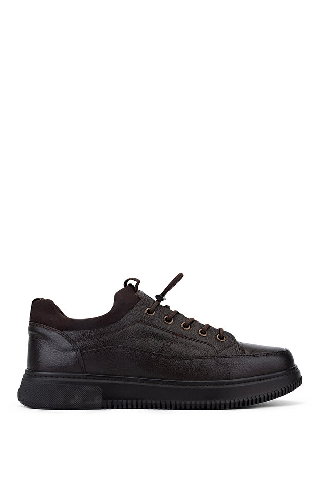 Men's Genuine Leather Brown Casual Shoes