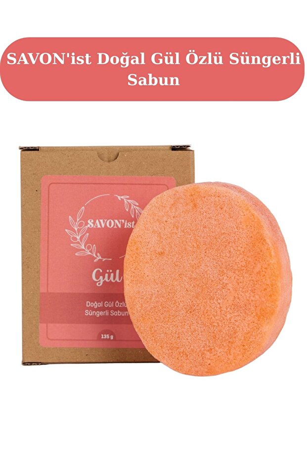 Natural Rose Extract Self-Sponging Soap