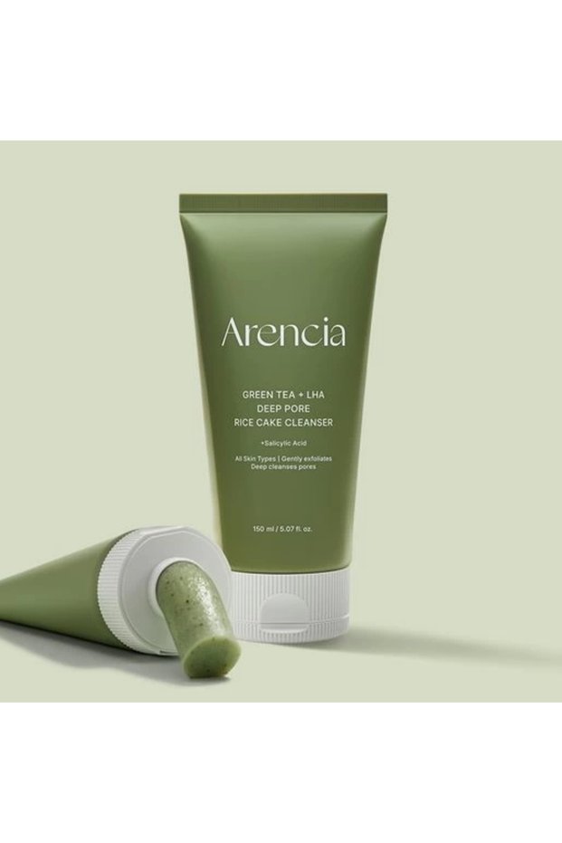 - Green Tea + Lha Deep Pore Rice Cake Cleanser (Cleanser for Oily Skin)