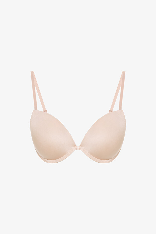 حمالة صدر رافعة باللون البيج من Wowbra - 5