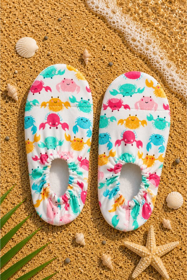 Non-Slip Sole Children's Sea Shoes Baby Pool Booties Breathable Swimsuit Fabric