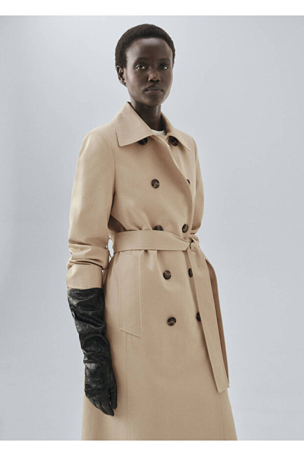 100% Cotton Classic Trench Coat