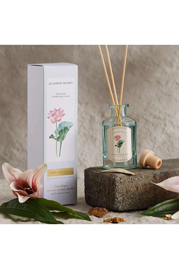 Le Jardin Secret Oriental Floating Lotus Reed Diffuser 100ml - Blue